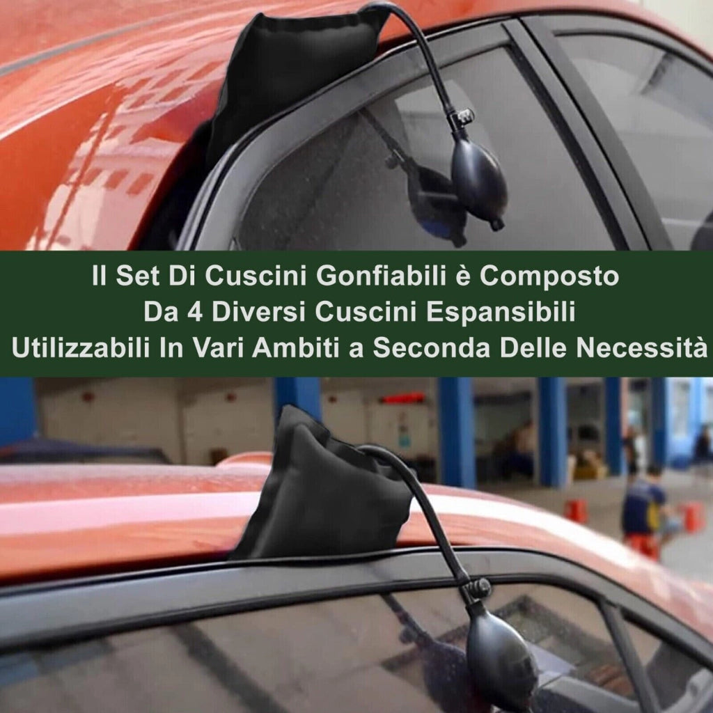 SET 4 CUSCINETTI ESPANSIBILI CON POMPA MANUALE PER RIPARAZIONI AUTO FS-22001