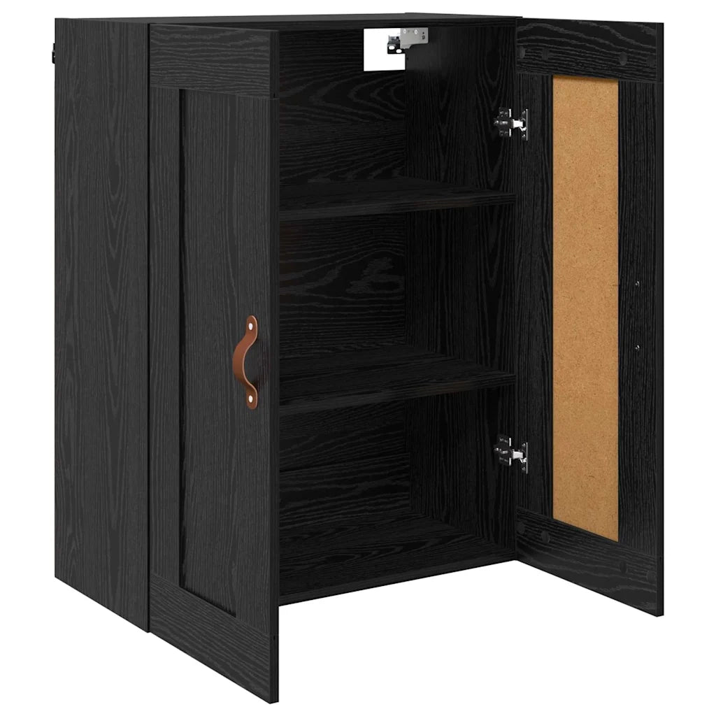 Pensile Rovere Nero 69,5 x 34 x 90 cm Legno multistrato