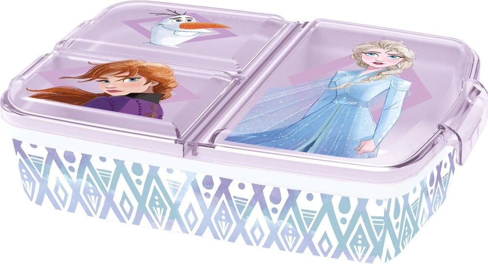 Sandwich Box Bambine Disney Frozen con 3 Scomparti