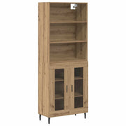 Credenza | Madia | Buffet da pranzo | Armadio da pranzo Rovere artigianale 69,5 x 34 x 180 cm