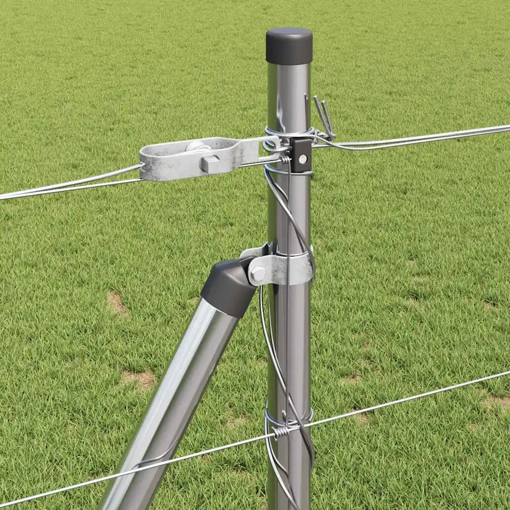 Palo della recinzione | Pannello per recinzione Zincato 50 x 1 m Acciaio