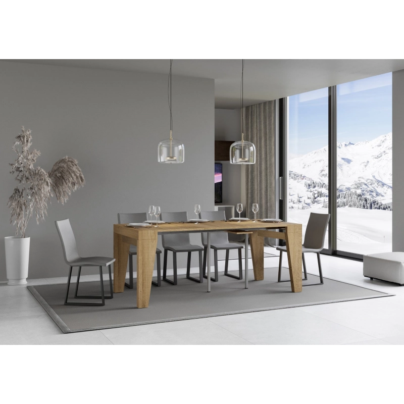 Consolle allungabile 90x40/196 cm Naxy Small - Quercia Natura