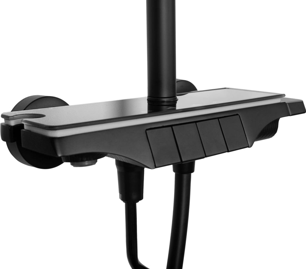 Set Doccia Rea Savio Led Black
