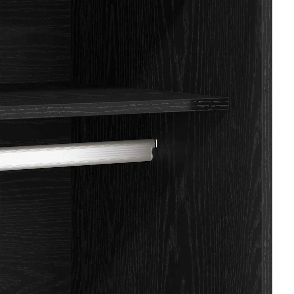 Mobile contenitore moderno e minimalista 80 x 50 x 200 cm in legno di rovere ingegnerizzato realizzato a mano 02_0056013