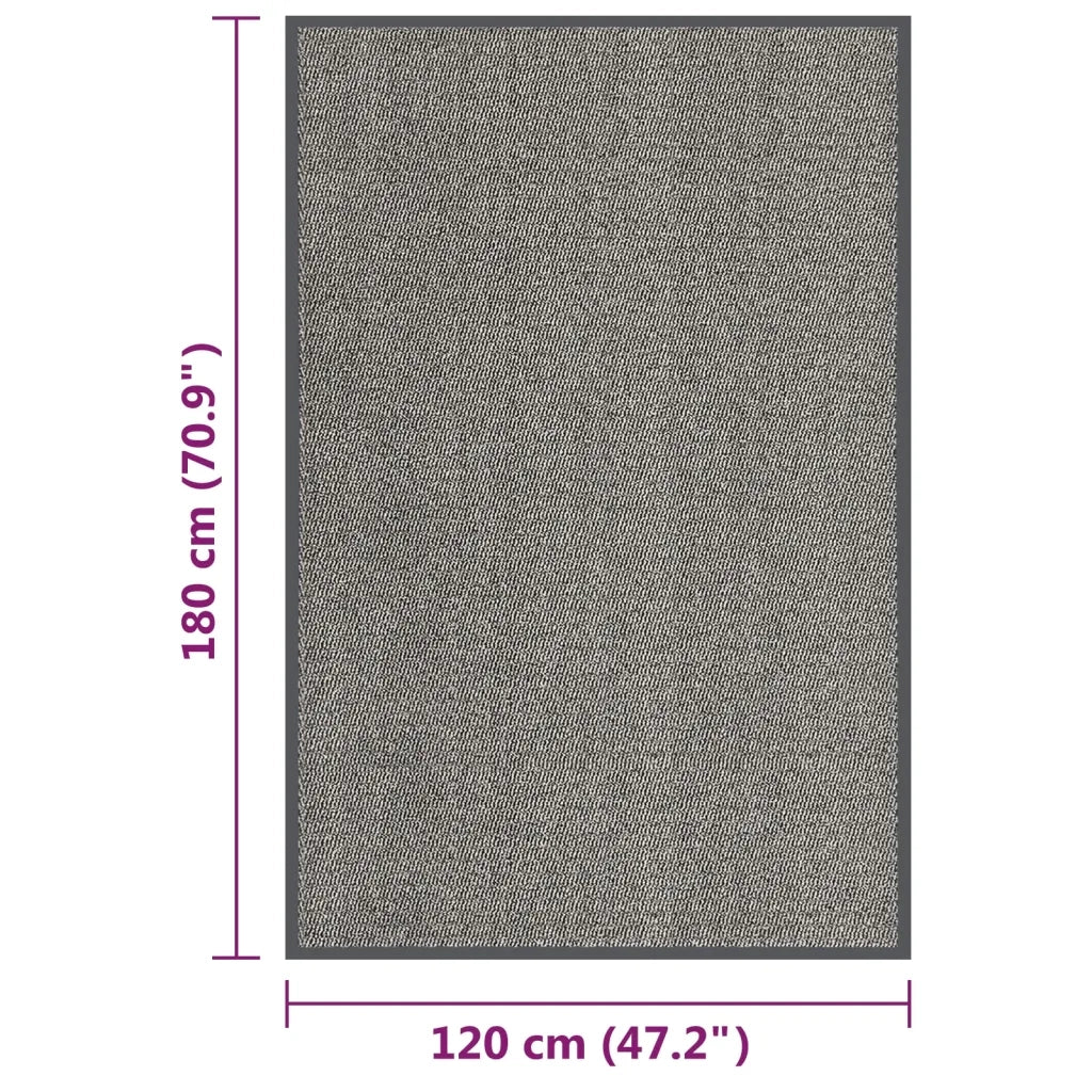 Zerbino | Tappetino Trapuntato 120x180 cm Marrone Chiaro