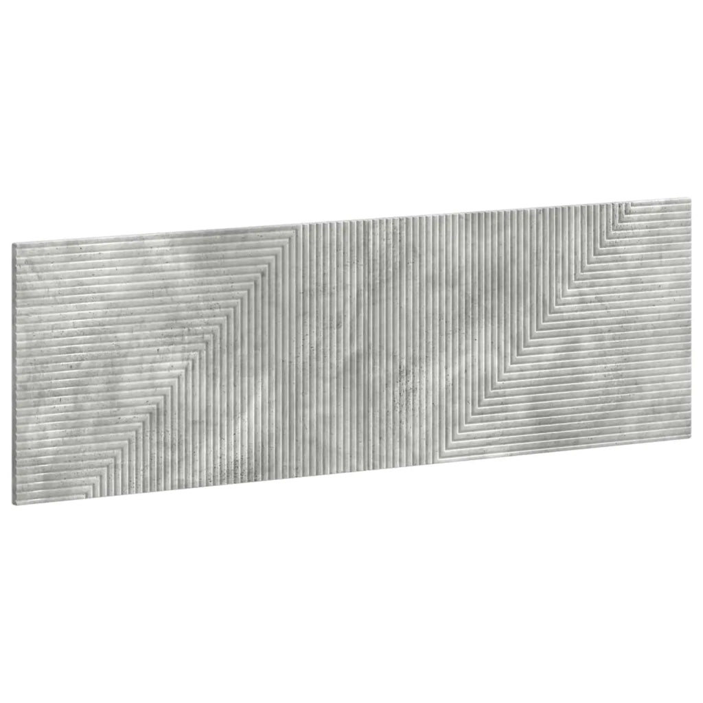 Testiera da Muro HAARLEM Grigio Cemento Legno ingegnerizzato 896948