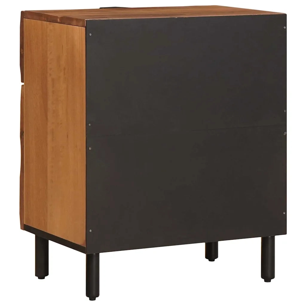 Armadio da Notte con cassetto Marrone 50 x 33 x 60 cm