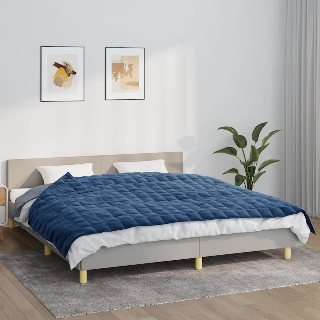 Coperta Ponderata Blu 155x220 cm 11 kg Tessuto 350795