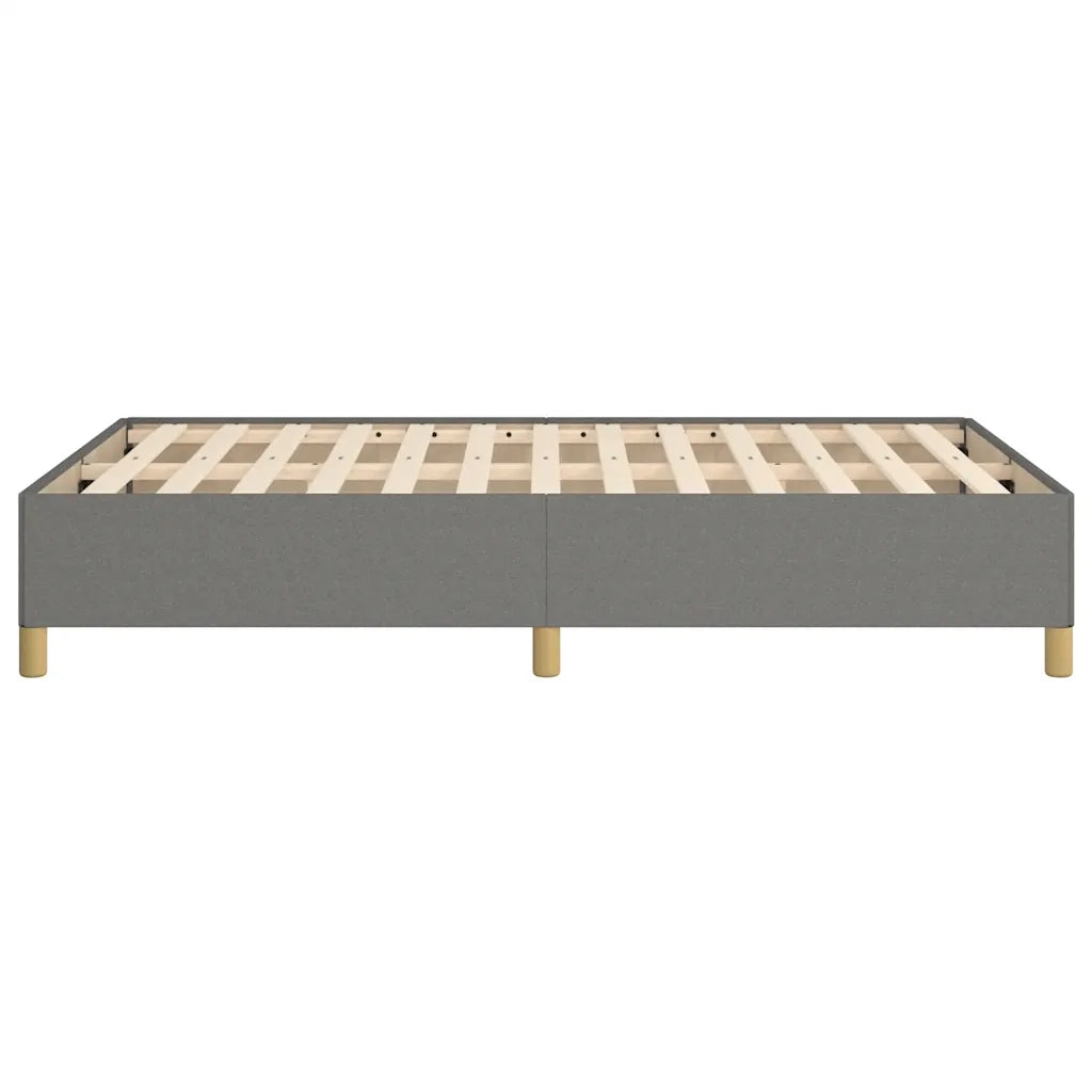 Giroletto senza Materasso Grigio Scuro 120x190 cm in Tessuto