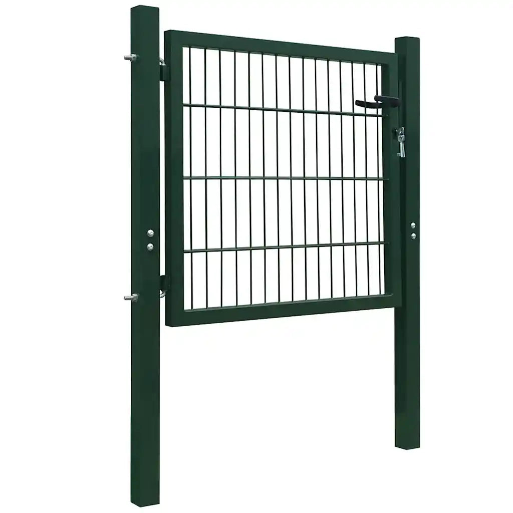 Cancello per Recinzione 2D (Singolo) Verde 100x80 cm CFW2379121