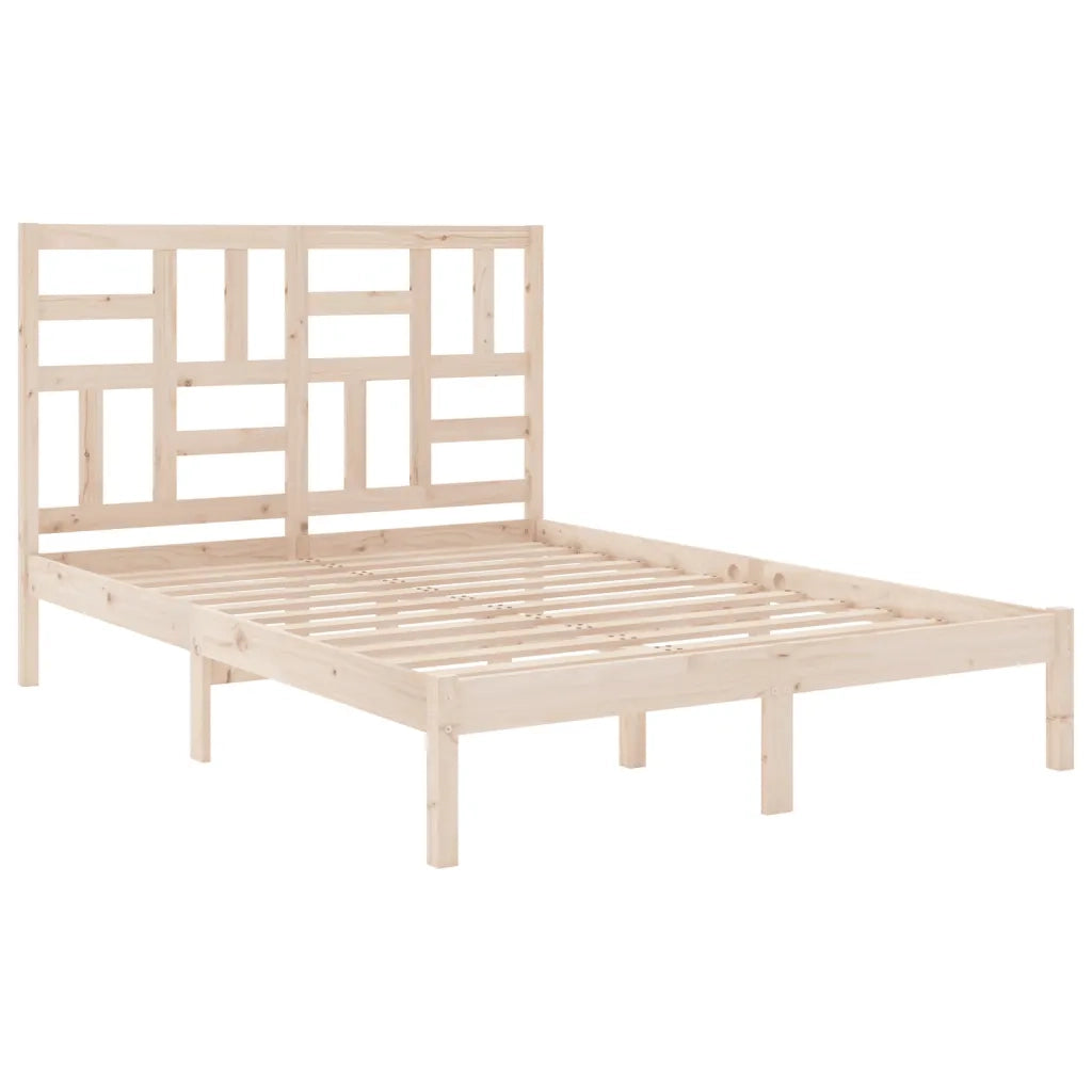 Giroletto senza Materasso Ambrato in Legno Massello 140x200 cm 3105950