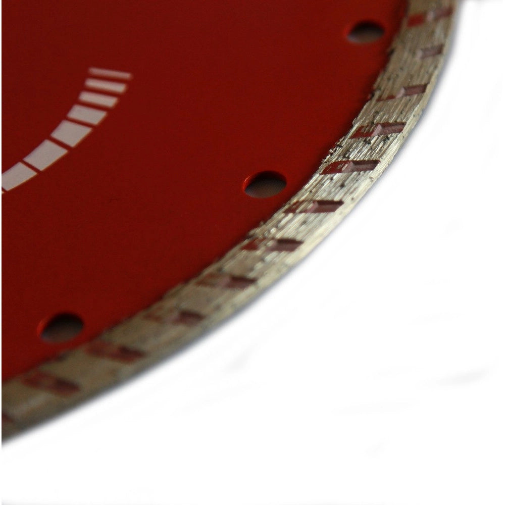 Trade Shop - Disco Diamantato Per Smerigliatrice 230 Mm ø23 Cm Flex Mola Turbo 6600rpm -
