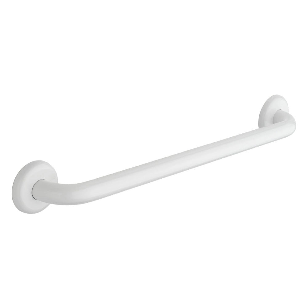 Maniglione Bagno Disabili di Sostegno Sicurezza in Acciaio Inox Bianco Formato: 60 cm