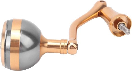 Kit di Conversione per Manico di Legno per Mulinello da Pesca con Manico in Alluminio per Mulinello Rotante - Accessori per la Pesca all'Aperto