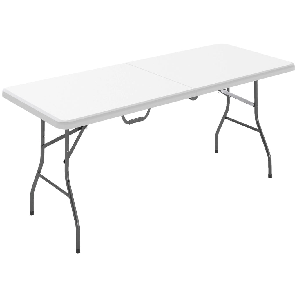 Tavolo pieghevole ¨C zephmum ¨C bianco, metallo, 70x70x70