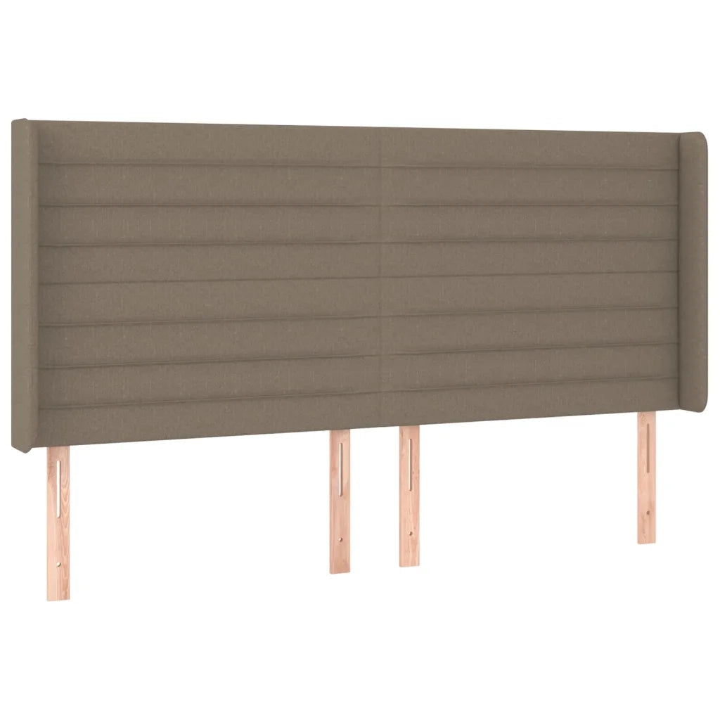 Testiera ad Orecchio Tortora 163x16x118/128 cm in Tessuto 3119730