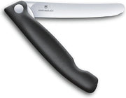 Falcetto per verdure Swiss Classic pieghevole con lama diritta - nero - coltello da cucina di alta qualità