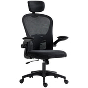 Sedia da ufficio con rete ¨C zephmum ¨C nero 62x64x120 cm