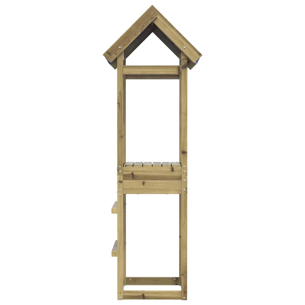 Torre da Gioco Marrone Legno Impregnato Solido
