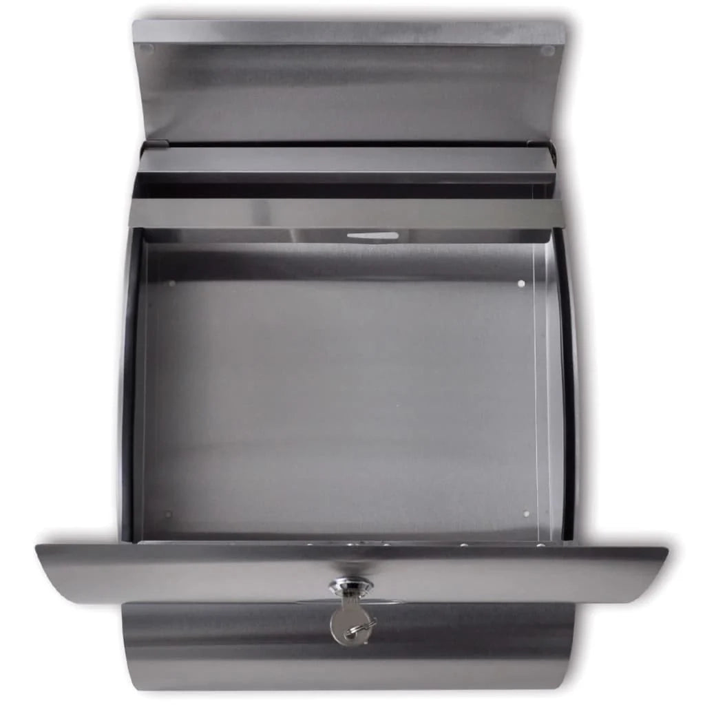 Cassetta postale in acciaio inox argento 02_0041551