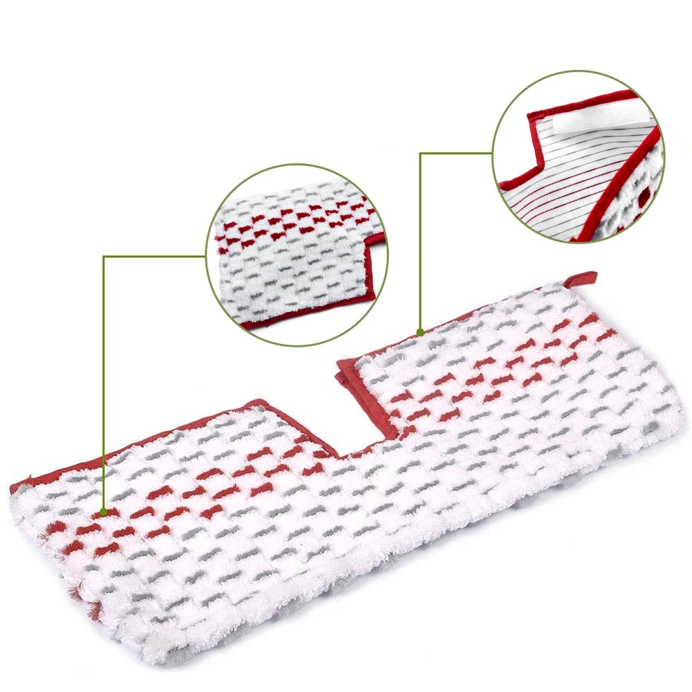 Set di Ricambi per Mop Compatibile con Vileda 1-2 Spray Max – Microfibra di Alta Qualità, 41x16 cm
