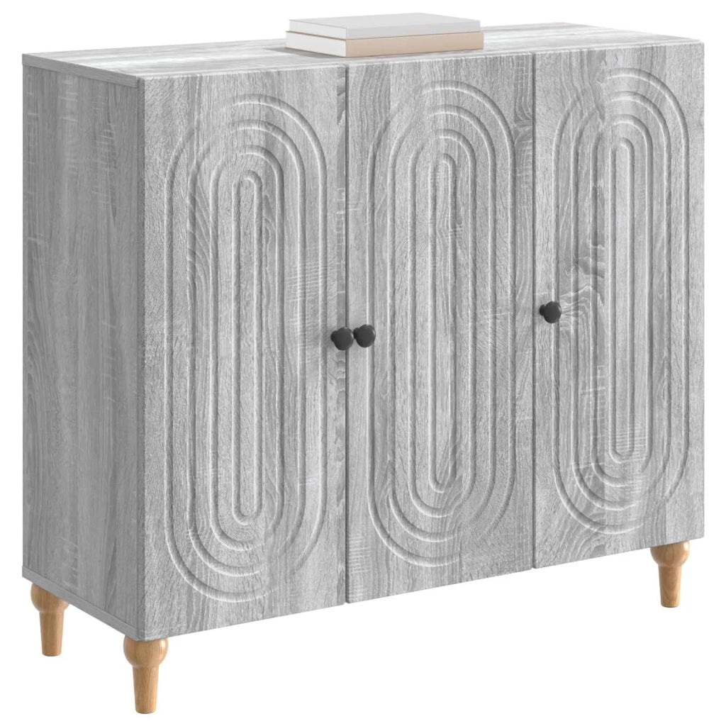 Credenza Grigio Sonoma 89 x 34,5 x 80 cm Legno ingegnerizzato