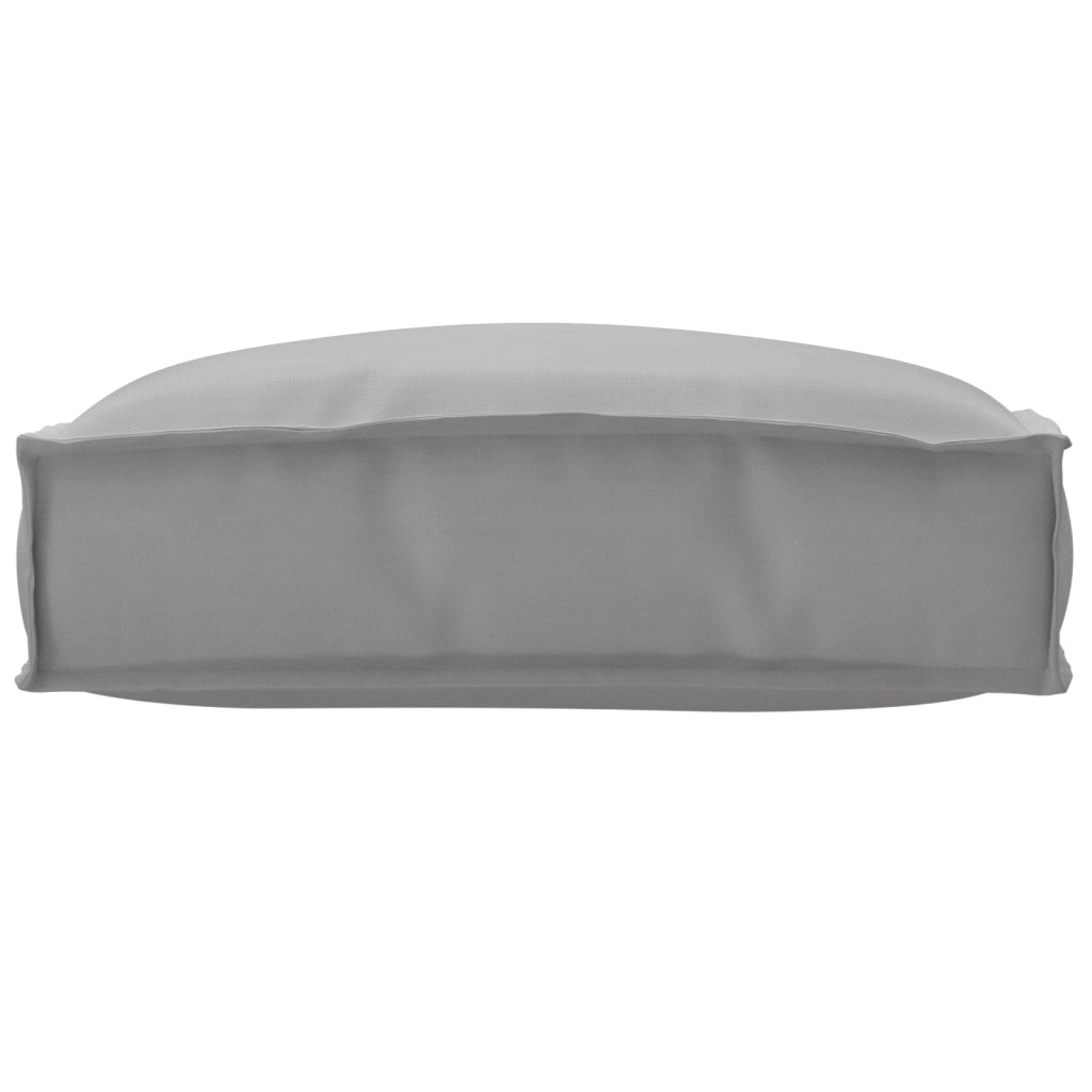 Cuscino per pallet vitaXL per seduta Grigio 50x50x12 cm Tessuto Oxford