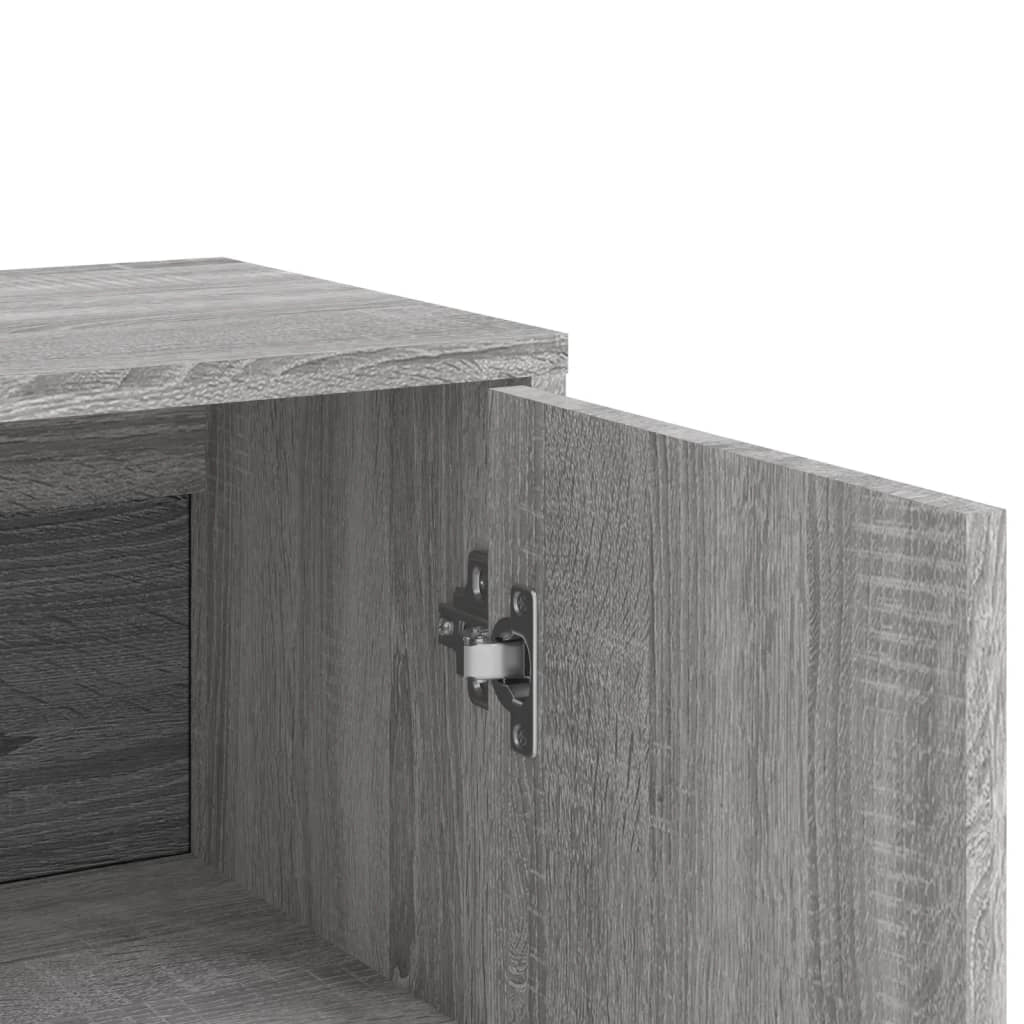 Buffet credenza cassettiera armadio mobile contenitore organizer cucina soggiorno Sonoma 60 x 31 x 84 cm legno ingegnerizzato grigio 02_0036391