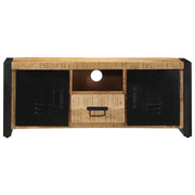Mobile Porta TV 100x30x40 cm in Legno Massello di Mango Grezzo 4013589