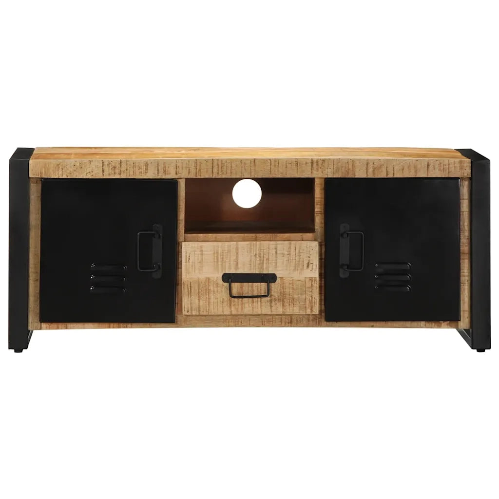 Mobile Porta TV 100x30x40 cm in Legno Massello di Mango Grezzo 4013589