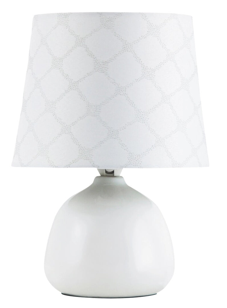 Lampada da tavolo bianca in ceramica E14 Ellie 4379 Rabalux