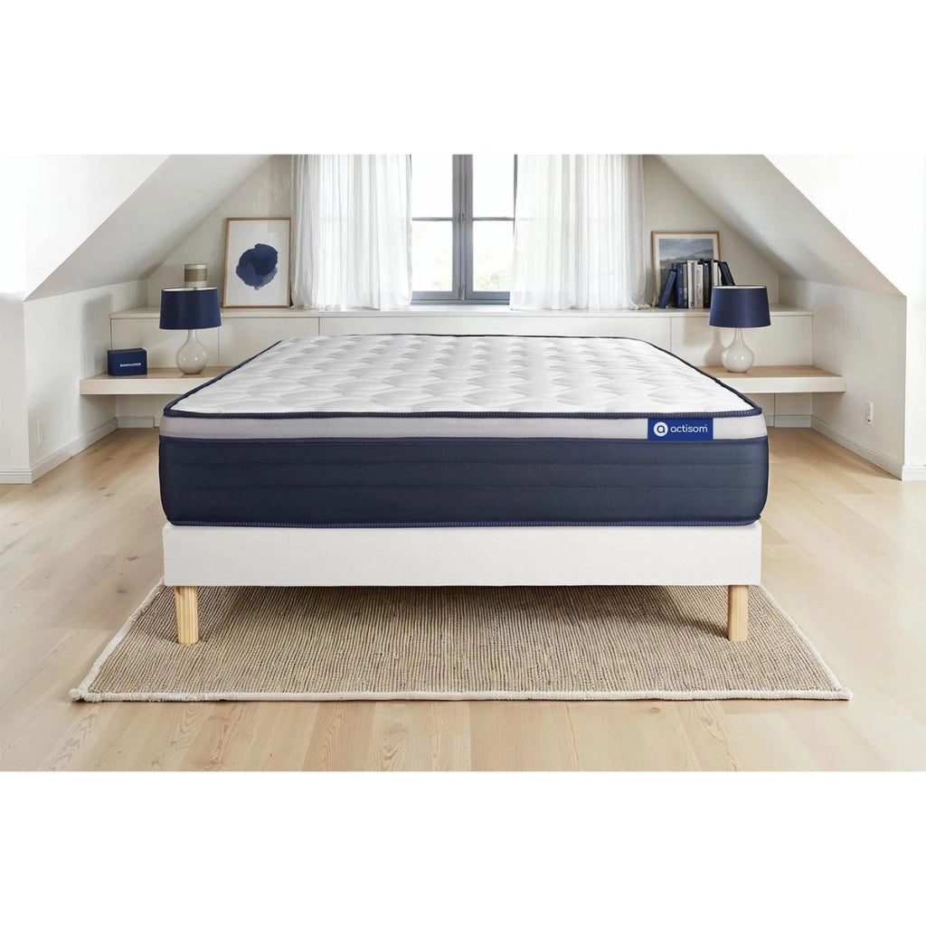 Kit rete e materasso Actiflex max 120x220cm - Spessore : 26cm - Molle insacchettate e memory foam - rigido