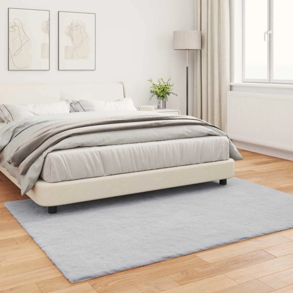 Tappeto antiscivolo in sintetica di coniglio OLITE Grigio 42021681