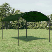 Gazebo 4 x 3 x 2,6 m Verde Poliestere e Acciaio 42030529