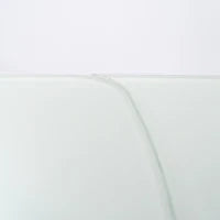 E-STYLO Tavolo allungabile con top in vetro temperato extra white, gambe e struttura in metallo verniciato bianco, 90cm X 140/175/210cm H. 76cm.