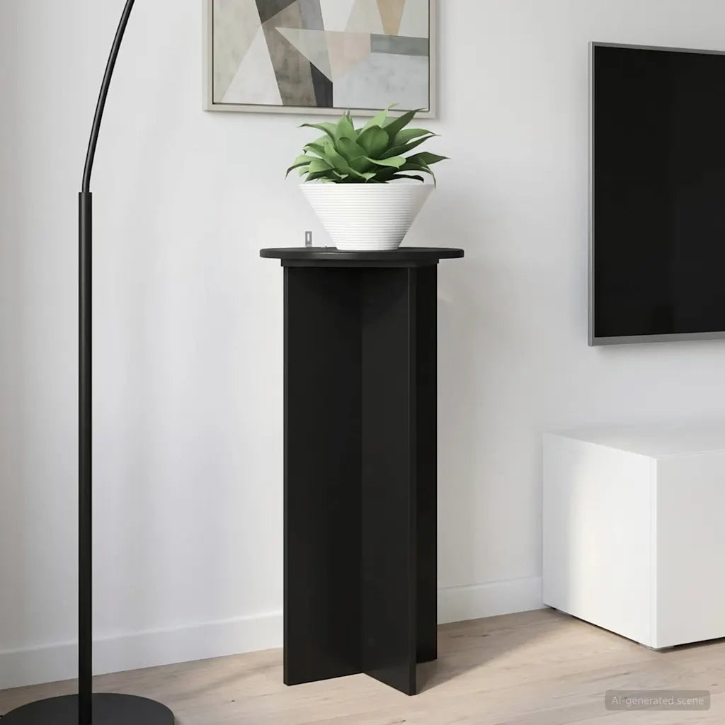 Supporto per piante 2 pcs Nero 40 x 40 x 80 cm