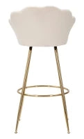 Sgabello Bar Vienna Crema Cm 55X53X110