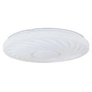 Trade Shop - Plafoniera Led Lampada Da Soffitto Vortice 45 Watt Luce Fredda 6500k Bianco 75338 -