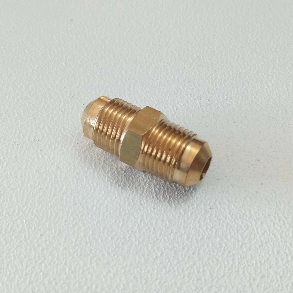Niples condizionamento 1/2 x 1/2 diametro 12mm in ottone senza dadi per unire tubo rame