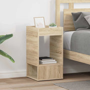 Tavolino 2 pcs Rovere Sonoma 30 x 30 x 56 cm Legno multistrato
