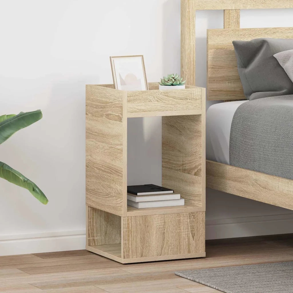 Tavolino 2 pcs Rovere Sonoma 30 x 30 x 56 cm Legno multistrato