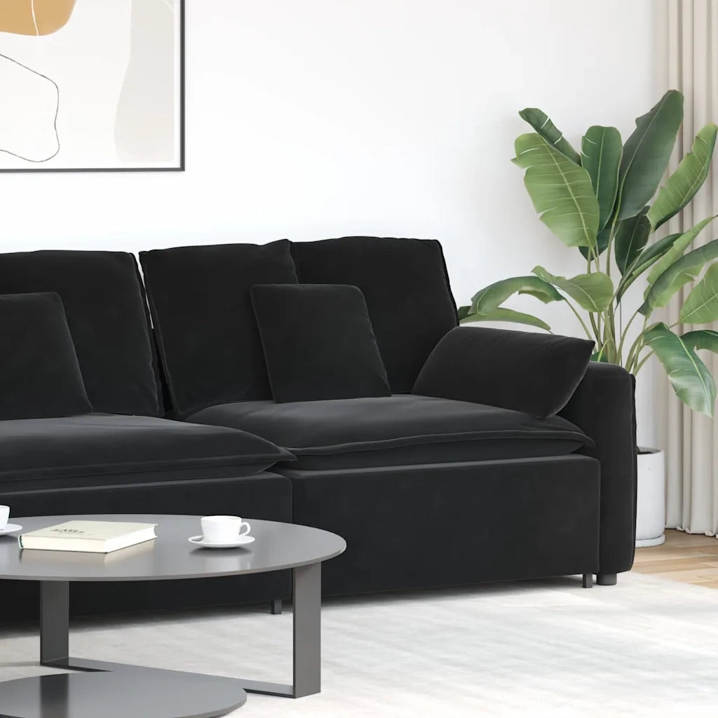 Modulo Terminale Bracciolo Divano Modulare con Cuscini 100 cm CFW9062377