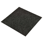 Tappeto 20 pcs Nero 50 x 50 cm Bitume 42046761