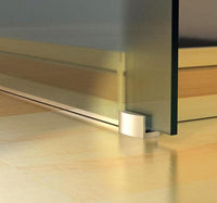 Porta Scorrevole Vetrata 90x205 cm Temperata Satinata