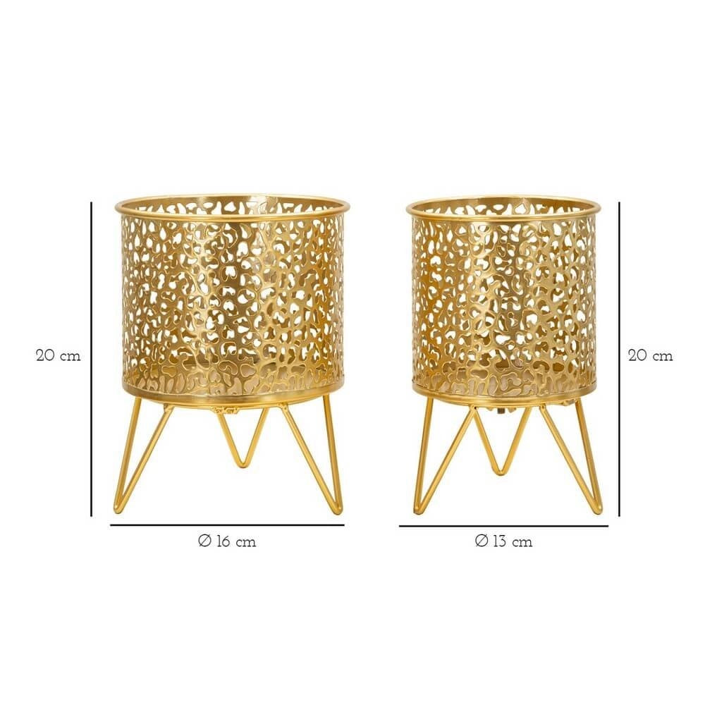 Coppia Vasi Tondi cm Ø 16X20 - 13X20 - PINYOPPIA