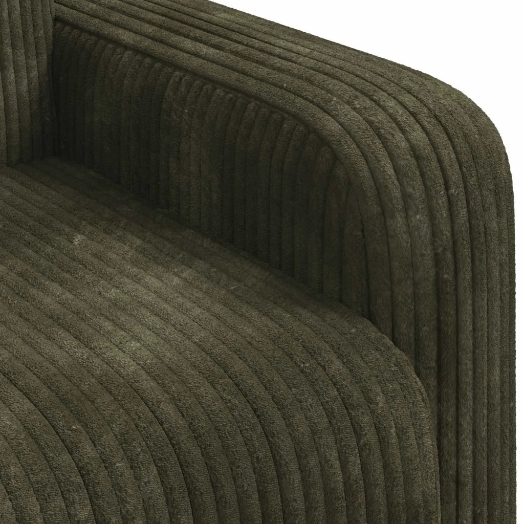 Divano Sedia-Poltrona Verde corduroy