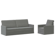 Set di divani 2 pcs Grigio Scuro Velluto (V) 3433217