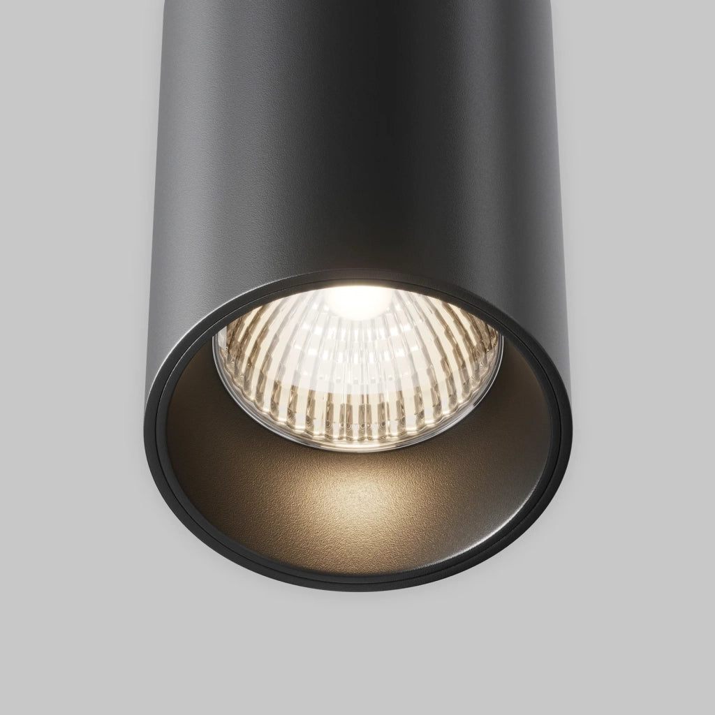 Maytoni Sospensione Moderna Efir 1 luce LED integrato nero alluminio