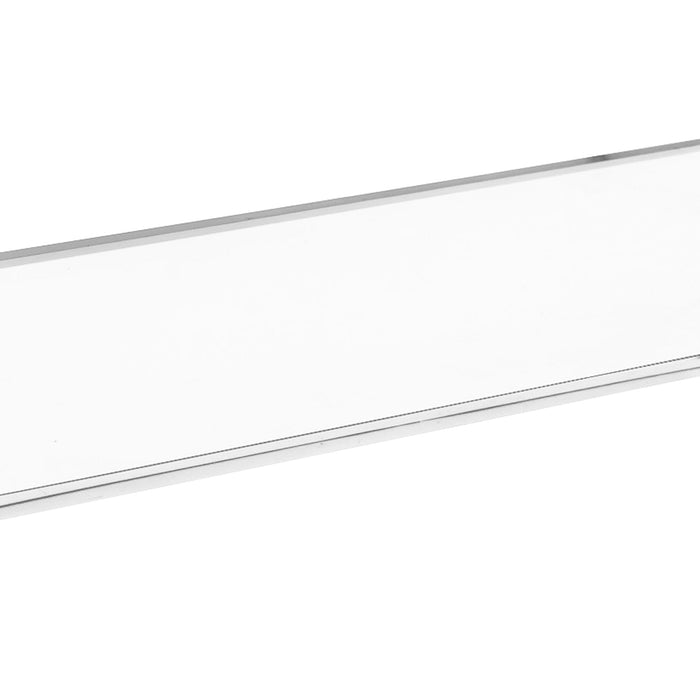 Supporto per monitor computer TV supporto per schermi in vetro acrilico trasparente 53x19x9 cm