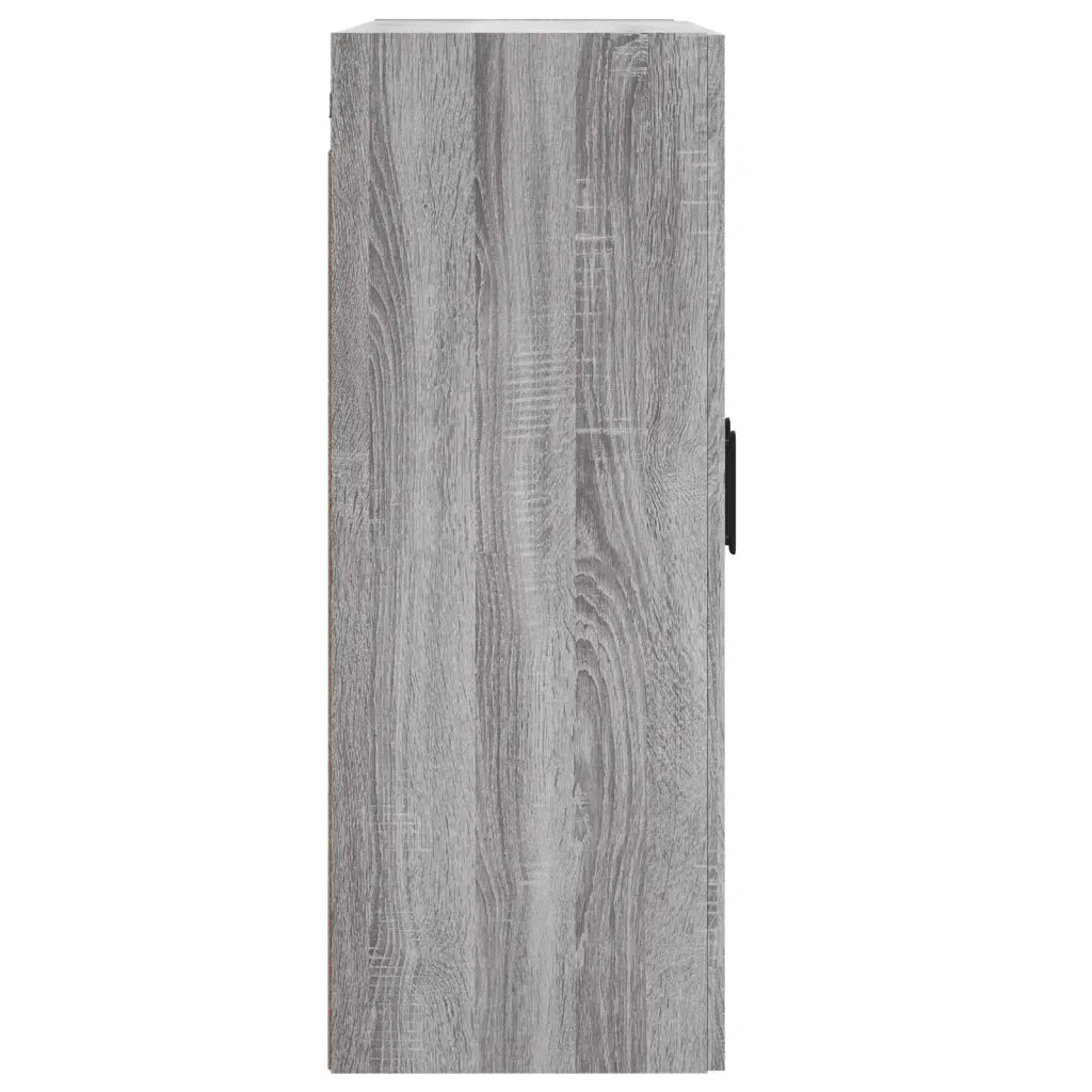 Armadietto a Muro | Mobile a Parete Grigio Sonoma 69,5x34x90 cm Legno Multistrato